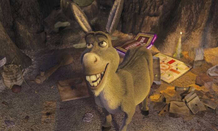 Film Still from Shrek 2 Donkey © 2004 Dream Works Photo courtesy of Dream Works Pictures 307351247