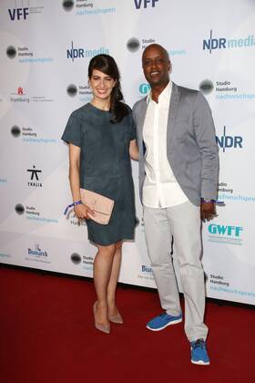 Linda Zervakis und Yared Dibaba bei der Verleihung vom Studio Hamburg Nachwuchspreis am 20.06.2017 in Hamburg Studio Hamburg Nachwuchspreis Verleihung 2017 in Hamburg 