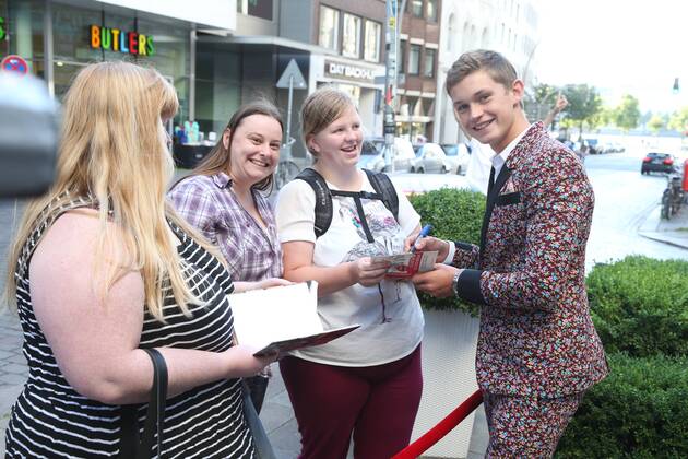 Hamburg Damian Hardung 20 Jahre Studio Hamburg Nachwuchspreis im Thalia Theater Hamburg am 20.6.2017