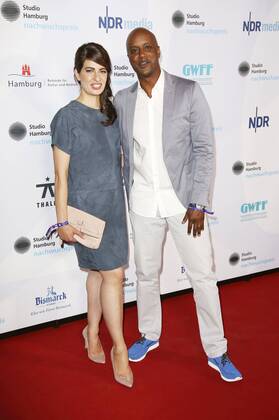 Linda Zervakis und Yared Dibaba beim Studio Hamburg Nachwuchspreis 2017 im Thalia Theater. Hamburg, 20.06.2017 Foto:xgbrcix xFuturexImage