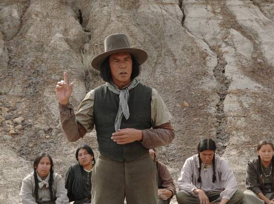 Film Still from Bury My Heart at Wounded Knee Wes Studi 2007  30738095