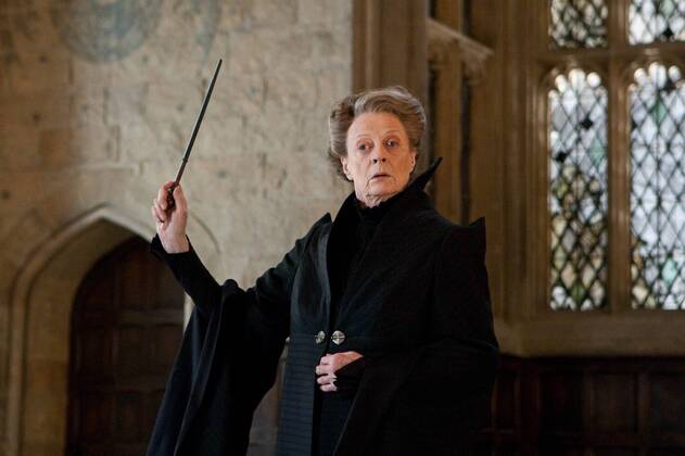 MAGGIE SMITH as Professor Minerva McGonagall in Warner Bros. Pictures? fantasy adventure HARRY POTTER AND THE DEATHLY HALLOWS ? PART 2, a Warner Bros. Pictures release. 31003_058