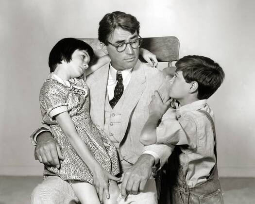 OSCARS. Bester Hauptdarsteller. Preisträger 1961-1970 Gregory Peck, Mary Badham, Phillip Alford, To Kill A Mockingbird , 1962 Universal Pictures Hollywood CA USA  Copyright: xThexLegacyxCollectionx 32263_650THA