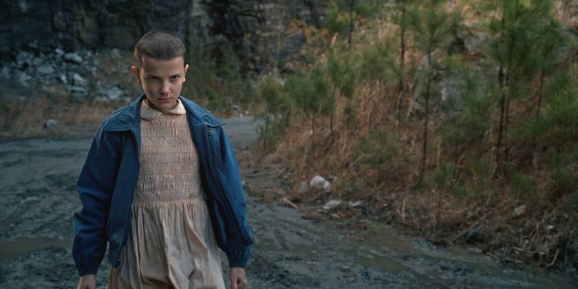 Millie Bobby Brown Stranger Things Season 1 (2016) Los Angeles CA Copyright: xCourtesyxofxNetflixx 32953_013THA