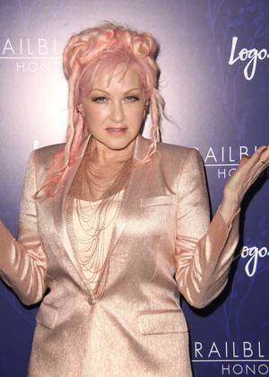 June 22, 2017 - New York, N.Y, USA - CYNDI LAUPER attends Logo s Trailblazer Honors .The Cathedral of St. John the Divine, NYC.June 22, 2017.Photos by , Globe Photos Inc. New York USA - ZUMAms4_ 20170622_zaa_ms4_015 Copyright: xSoniaxMoskowitzx