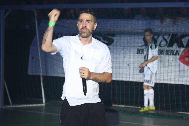 Bushido (buergerlich Anis Mohamed Youssef Ferchichi) Jubilaeums Charity KISS CUP in der Berliner Max-Schmeling-Hale in Berlin am 23.06.2017