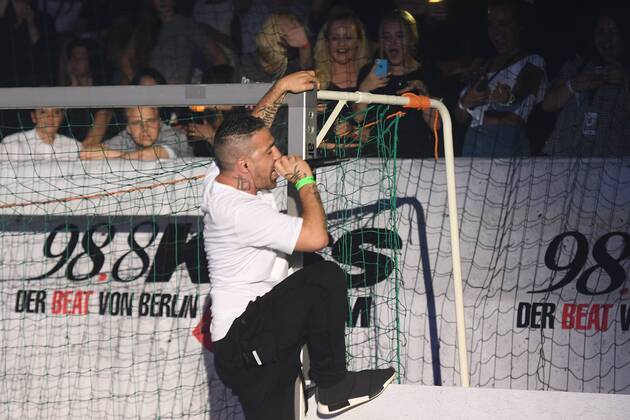 Bushido (buergerlich Anis Mohamed Youssef Ferchichi) Jubilaeums Charity KISS CUP in der Berliner Max-Schmeling-Hale in Berlin am 23.06.2017