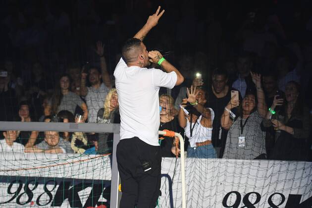 Bushido (buergerlich Anis Mohamed Youssef Ferchichi) Jubilaeums Charity KISS CUP in der Berliner Max-Schmeling-Hale in Berlin am 23.06.2017