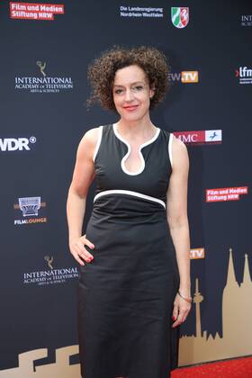Maria Schrader beim Cocktailempfang anlässlich der Jurysitzung zum International Emmy Award 2017 am 22.06.2017 in der Marienburg in Koeln Cocktailempfang zur Jurysitzung zum International Emmy Award 2017 in Koeln 