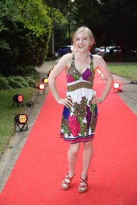 Elisa Schlott beim Cocktailempfang anlässlich der Jurysitzung zum International Emmy Award 2017 am 22.06.2017 in der Marienburg in Koeln Cocktailempfang zur Jurysitzung zum International Emmy Award 2017 in Koeln 