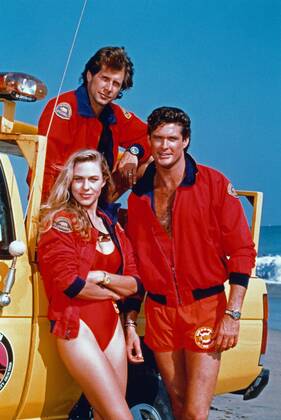 Baywatch: Nightmare Bay, aka: Baywatch - Die Rettungsschwimmer von Malibu, Fernsehfilm, USA 1991, Regie: Gregory J. Bonann, Darsteller: David Hasselhoff (rechts) Copyright: IFTN UnitedArchives12304