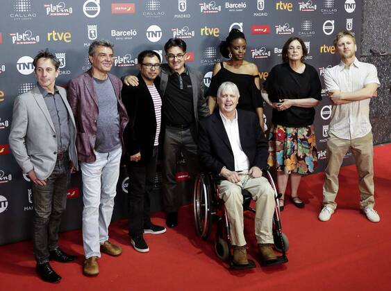 The cast of Bala Loca arrive at the presentation of the Platino Awards at the Callao Cinema in Madrid, Spain, 20 July 2017. The Magic Box will be the venue for the fourth edition of the Ibero American Cinema Platino Awards next 22 July. PLATINO AWARDS PRESENTATION PARTY IN MADRID !ACHTUNG: NUR REDAKTIONELLE NUTZUNG!  Copyright: xSantixDonairex MAD025 20170721-636362042465698040
