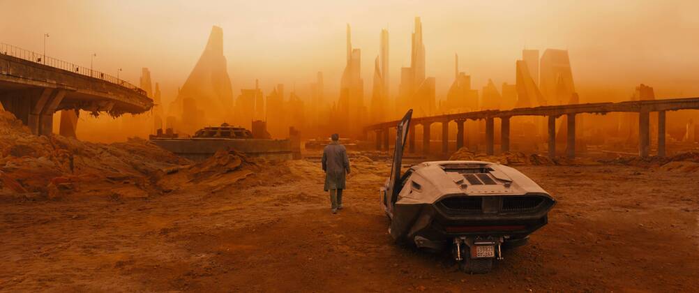 RELEASE DATE: October 6, 2017 TITLE: Blade Runner 2049 STUDIO: DIRECTOR: Denis Villeneuve PLOT: Thirty years after the events of the first film, a new blade runner, LAPD Officer K (Ryan Gosling), unearths a long-buried secret that has the potential to plunge what s left of society into chaos. K s discovery leads him on a quest to find Rick Deckard (Harrison Ford), a former LAPD blade runner who has been missing for 30 years STARRING: Poster Art (Credit: © Entertainment Pictures ZUMAPRESS.com) Budapest Hungary - ZUMAg90_ 20170817_shd_g90_079 Copyright: xColumbiaxPicturesx