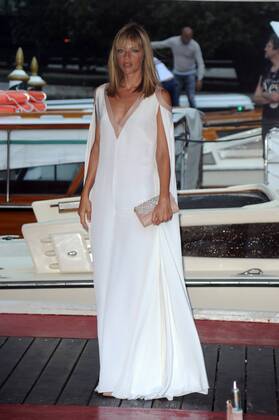 74th Venice Film Festival, Celebrities arrive at Excelsior pier to attend The Franca Sozzani Award - 47th Venice Film Festival Pictured: Gaia Trussardi  Copyright: xAlbertoxTerenghi Veneziax2017x x xVeneziax