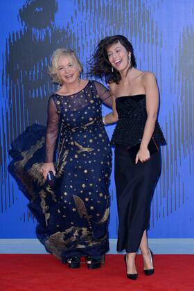 74th Venice Film Festival 2017, Red Carpet Franca Sozzanzi Award, Pictured: Alberta Ferretti, Alessandra Mastronardi  Copyright: xSimonexComi Veneziax xIPAx xVeneziax