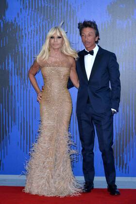 74th Venice Film Festival 2017, Red Carpet Franca Sozzanzi Award, Pictured: Donatella Versace, Pierpaolo Piccioli  Copyright: xSimonexComi Veneziax xIPAx xVeneziax