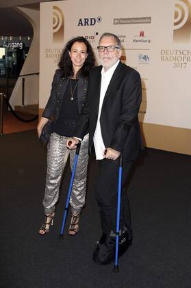 Kirstin Tiemann und Wolfgang Trepper bei der Verleihung des Deutschen Radiopreises 2017 in der Elbphilharmonie. Hamburg, 07.09.2017