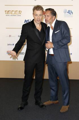 Michael Mittermeier und Benno Fürmann bei der Verleihung des Deutschen Radiopreises 2017 in der Elbphilharmonie. Hamburg, 07.09.2017
