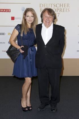 Peter Urban mit Gattin Laura bei der Verleihung des Deutschen Radiopreises 2017 in der Elbphilharmonie. Hamburg, 07.09.2017
