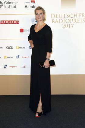 Maria Höfl-Riesch bei der Verleihung des Deutschen Radiopreises 2017 in der Elbphilharmonie. Hamburg, 07.09.2017