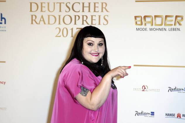 Beth Ditto bei der Verleihung des Deutschen Radiopreises 2017 in der Elbphilharmonie. Hamburg, 07.09.2017