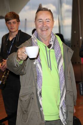 Nigel Kennedy bei der Verleihung des Deutschen Radiopreises 2017 in der Elbphilharmonie. Hamburg, 07.09.2017
