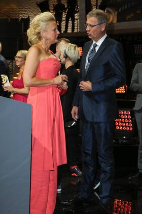 Hamburg, Germany 07.09.2017, Deutscher Radiopreis 2017, Barbara Schoeneberger und Guenther Jauch ( DeFodi525