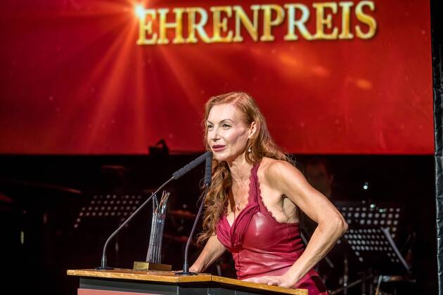Ute Lemper, Ehrenpreis Deutscher Musical Theater Preis 2017 im Wintergarten Berlin in Berlin am 18.09.2017