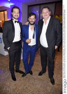Patrick G. Boll, Manuel Cortez, Soeren Bauer Deutscher Schauspielerpreis 2017 im Zoo Palast in Berlin am 22.09.2017
