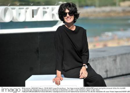 Paz Vega receives JAEGER LECOULTRE award during the photocall of the film ALANIS in the 65th San Sebastian International Film Festival on September 23 2017 in San Sebastian Spain Cordon Press  JosexIgnacioxUnanue 65 Festival Internacional de Cine de San Sebastian
