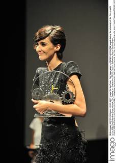 Paz Vega receives JAEGER LECOULTRE award during the photocall of the film ALANIS in the 65th San Sebastian International Film Festival on September 23 2017 in San Sebastian Spain Cordon Press  JosexIgnacioxUnanue 65 Festival Internacional de Cine de San Sebastian