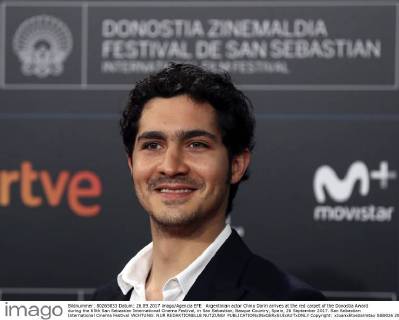 Argentinian actor Chino Darin arrives at the red carpet of the Donostia Award during the 65th San Sebastian International Cinema Festival, in San Sebastian, Basque Country, Spain, 26 September 2017. San Sebastian International Cinema Festival !ACHTUNG: NUR REDAKTIONELLE NUTZUNG!  Copyright: xJuanxEtxezarretax SSB026 20170926-636420669295930281