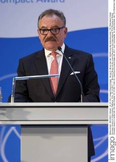 Bruno O. Braun bei der Verleihung des Internationalen TÜV Rheinland Global Compact Award im Historischen Rathaus. Köln, 10.10.2017