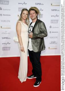 Thomas Katrozan mit Freundin Mandy bei der 23. Verleihung der Goldenen Henne 2017 in der Leipziger Messe. Leipzig, 13.10.2017
