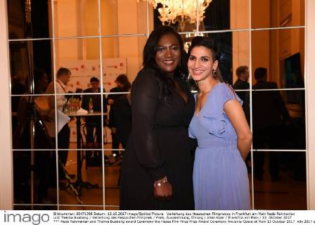 Verleihung des Hessischen Filmpreises in Frankfurt am Main Neda Rahmanian und Thelma Buabeng Verleihung des Hessischen Filmpreis Preis, Auszeichnung, Ehrung Alten Oper Frankfrut am Main 13. Oktober 2017