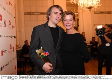 Verleihung des Hessischen Filmpreises in Frankfurt am Main Jens Harzer und Margarita Broich Verleihung des Hessischen Filmpreis Preis, Auszeichnung, Ehrung Alten Oper Frankfrut am Main 13. Oktober 2017