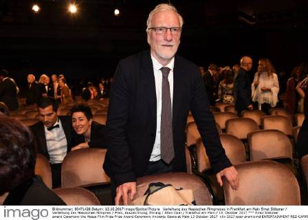 Verleihung des Hessischen Filmpreises in Frankfurt am Main Ernst Stötzner Verleihung des Hessischen Filmpreis Preis, Auszeichnung, Ehrung Alten Oper Frankfrut am Main 13. Oktober 2017