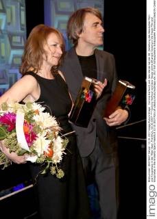 Corinna Harfouch und Jens Harzer bei der 28. Verleihung des Hessischen Film- und Kinopreises in der Alten Oper. Frankfurt, 13.10.2017
