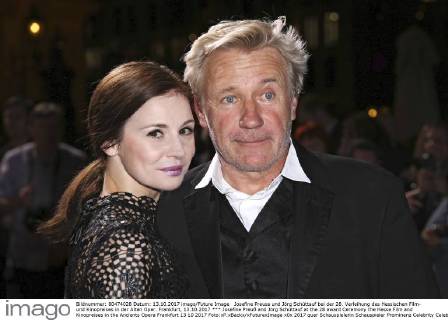 Josefine Preuss und Jörg Schüttauf bei der 28. Verleihung des Hessischen Film- und Kinopreises in der Alten Oper. Frankfurt, 13.10.2017
