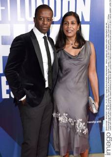 Adrian Lester mit Gattin Lolita Chakrabarti bei der Preisverleihung auf dem 61. BFI London Film Festival im Banqueting House. London, 14.10.2017 Adrian Lester, Lolita Chakrabarti