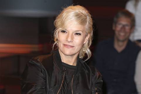 Ina Müller bei der Aufzeichnung der ZDF-Talkshow Markus Lanz im Studio Stahltwiete. Hamburg, 18.10.2017