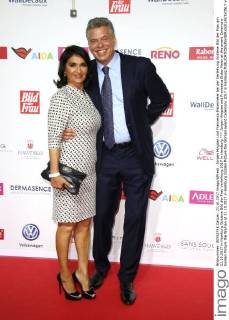 Jürgen Hingsen und Francesca Elstermeier bei der Verleihung Goldene Bild der Frau am 21.10.2017 in Hamburg Goldene Bild der Frau Verleihung 2017 in Hamburg