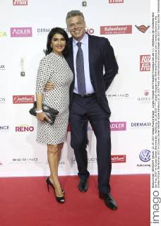 Jürgen Hingsen mit Freundin Francesca bei der 11. Verleihung der Goldenen Bild der Frau 2017 im Cruise Center Steinwerder. Hamburg, 21.10.2017