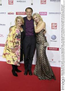 Lea Linster, Bernhard Bettermann und Eva Habermann bei der 11. Verleihung der Goldenen Bild der Frau 2017 im Cruise Center Steinwerder. Hamburg, 21.10.2017