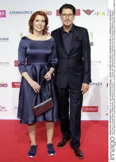 Monica Lierhaus und Oliver Taranenko bei der 11. Verleihung der Goldenen Bild der Frau im Cruise Center Steinwerder. Hamburg, 21.10.2017