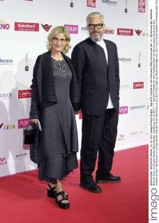 Astrid M. Fünderich mit Ehemann Mark Horyna bei der 11. Verleihung der Goldenen Bild der Frau im Cruise Center Steinwerder. Hamburg, 21.10.2017