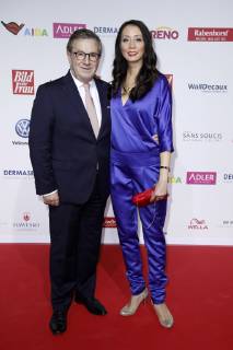 Jan Hofer mit Freundin Phong Lan Truong bei der 11. Verleihung der Goldenen Bild der Frau im Cruise Center Steinwerder. Hamburg, 21.10.2017