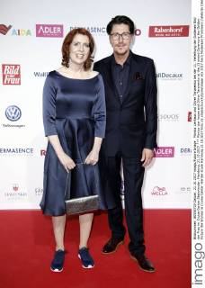 Monica Lierhaus und Oliver Taranenko bei der 11. Verleihung der Goldenen Bild der Frau im Cruise Center Steinwerder. Hamburg, 21.10.2017