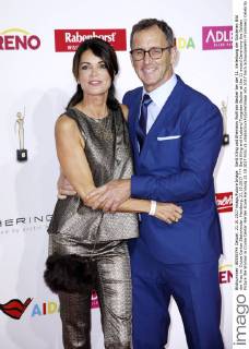 Gerit Kling und Ehemann Wolfram Becker bei der 11. Verleihung der Goldenen Bild der Frau im Cruise Center Steinwerder. Hamburg, 21.10.2017
