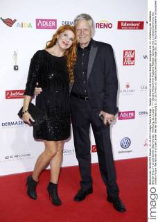 Claudia Wenzel mit Ehemann Rüdiger Joswig bei der 11. Verleihung der Goldenen Bild der Frau im Cruise Center Steinwerder. Hamburg, 21.10.2017
